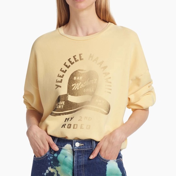 Mother Denim vintage-inspired sweatshirt - Picture 4 of 10